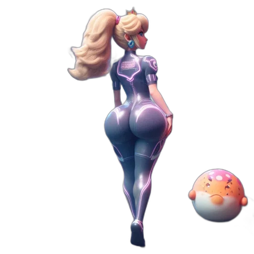 dress, robot, concept art, pixel art transparent PNG cut-out