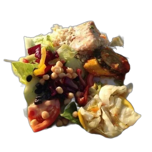 food, crown, 3d render, photorealistic transparent PNG cut-out