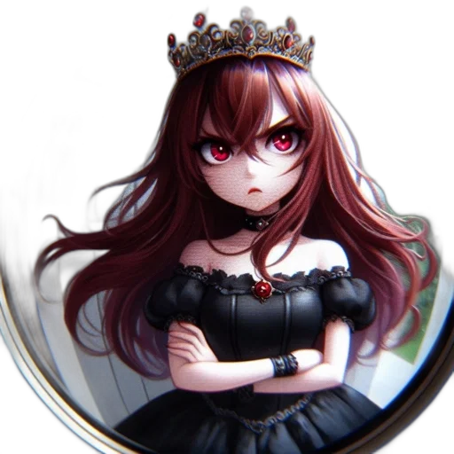 crown, jewelry, face, staff transparent PNG cut-out