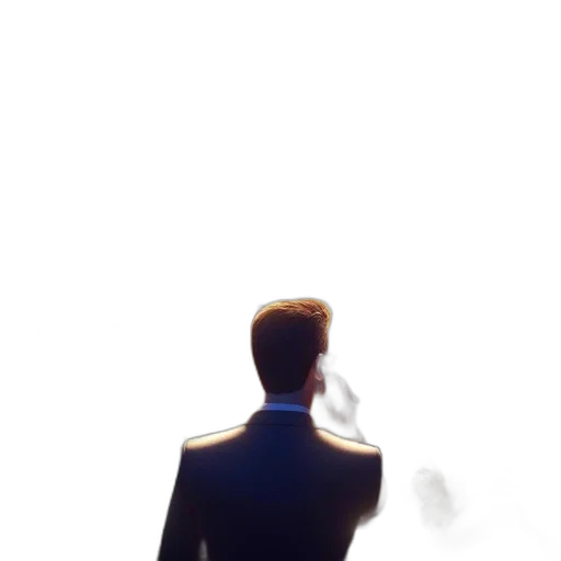jacket, robot, staff, face transparent PNG cut-out