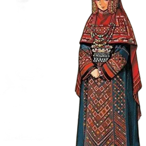 dress, staff, jewelry, sword transparent PNG cut-out
