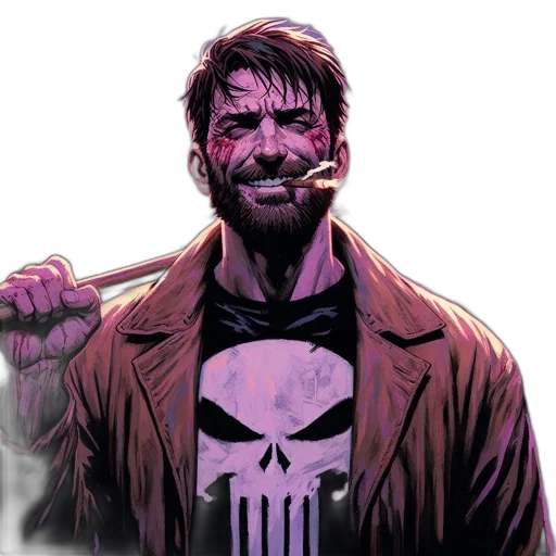 jacket, comic book art, concept art, cartoon transparent PNG cut-out