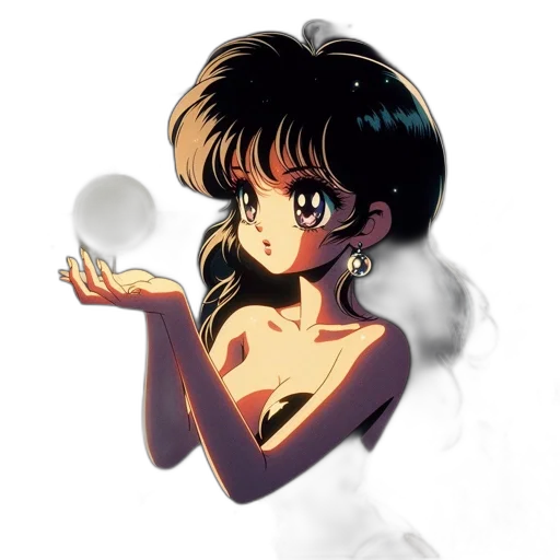 dress, jewelry, anime, cartoon transparent PNG cut-out