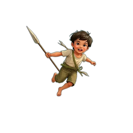 sword, staff, weapon, fantasy art transparent PNG cut-out