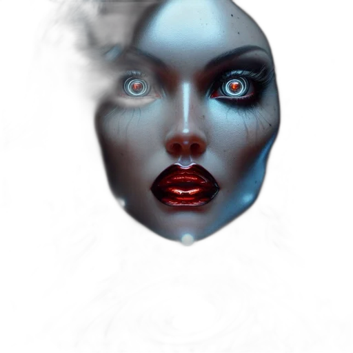 mask, face, creature, robot transparent PNG cut-out
