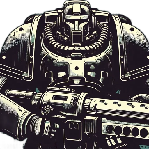 robot, weapon, face, concept art transparent PNG cut-out
