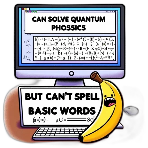 quantum, physics, humorously, contrasted transparent PNG cut-out