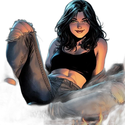 comic book art, concept art, fantasy art, woman transparent PNG cut-out