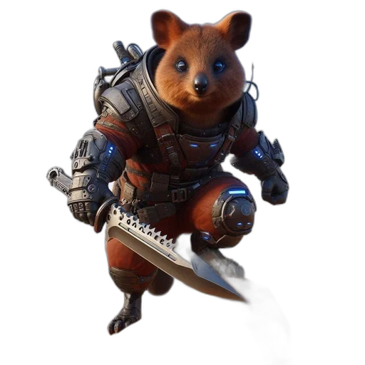 animal, staff, weapon, creature transparent PNG cut-out