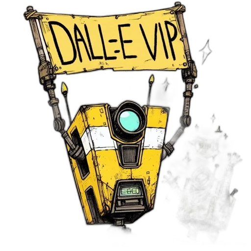 concept art, three, vintage-style, robots transparent PNG cut-out