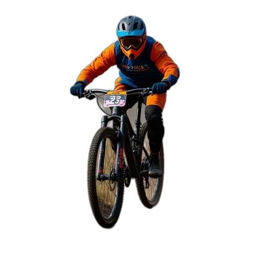 jacket, 3d render, cyclist, riding transparent PNG cut-out