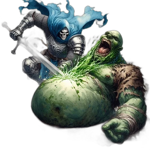 fantasy art, concept art, comic book art, pixel art transparent PNG cut-out