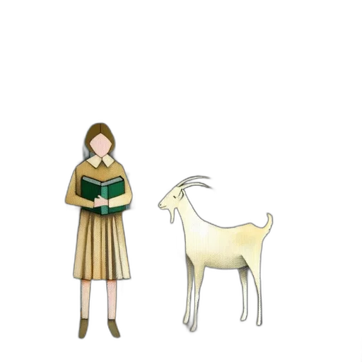 dress, animal, staff, jewelry transparent PNG cut-out