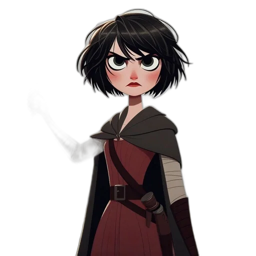 staff, jacket, weapon, dress transparent PNG cut-out