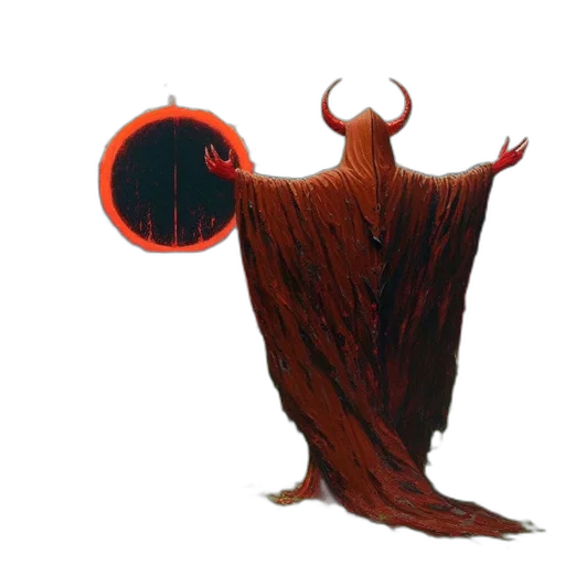 creature, hair, dragon, mask transparent PNG cut-out