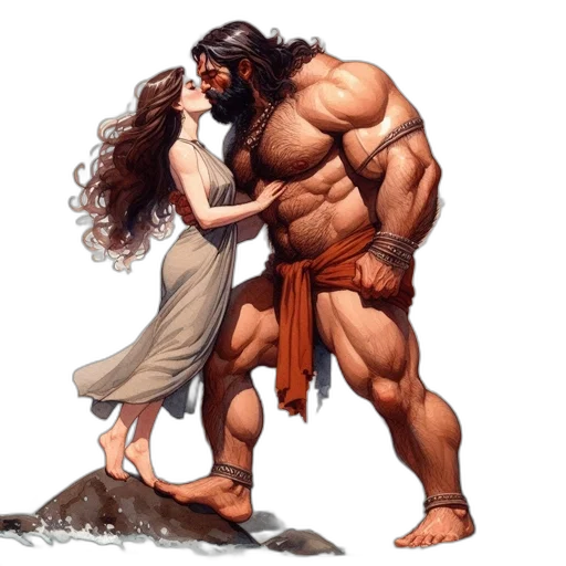 fantasy art, concept art, comic book art, photorealistic transparent PNG cut-out