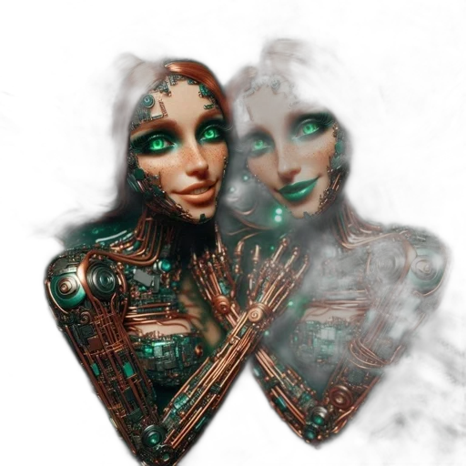 mask, robot, face, creature transparent PNG cut-out