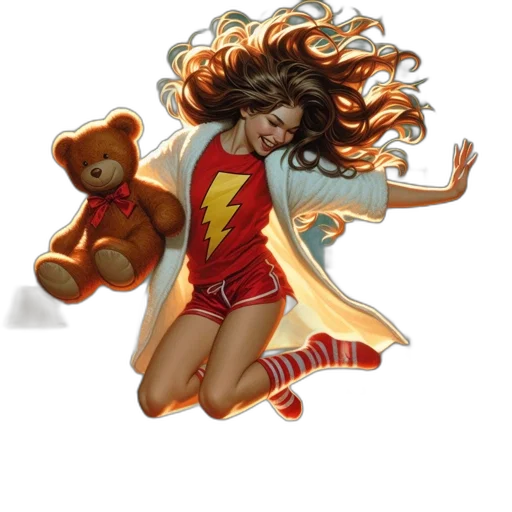 comic book art, concept art, cartoon, fantasy art transparent PNG cut-out
