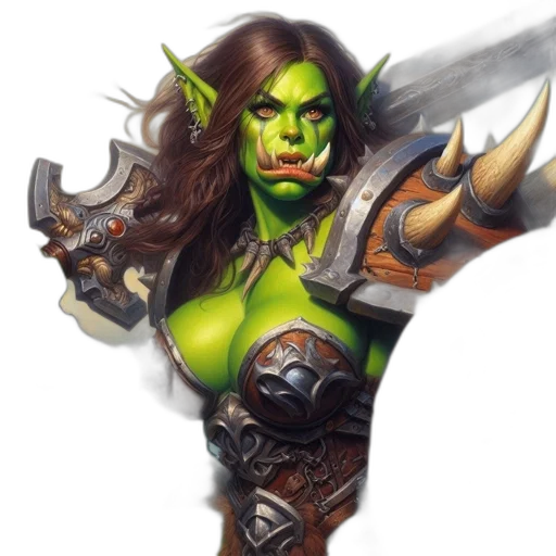 staff, weapon, face, fantasy art transparent PNG cut-out