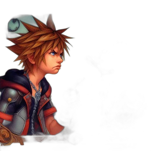 concept art, fantasy art, pixel art, 3d render transparent PNG cut-out