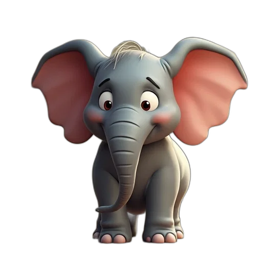 animal, creature, staff, 3d render transparent PNG cut-out