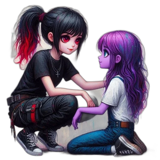 anime, concept art, pixel art, fantasy art transparent PNG cut-out