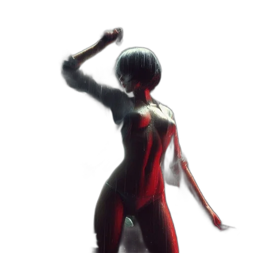 robot, weapon, dress, staff transparent PNG cut-out