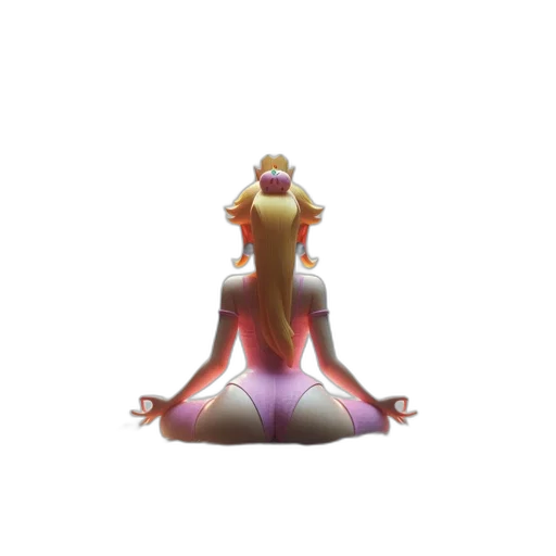 crown, dress, creature, staff transparent PNG cut-out