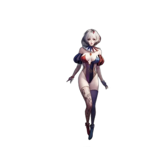 dress, creature, robot, staff transparent PNG cut-out