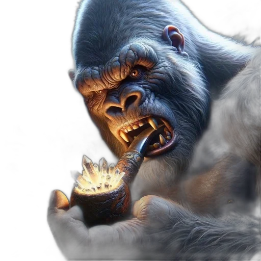 creature, animal, concept art, photorealistic transparent PNG cut-out
