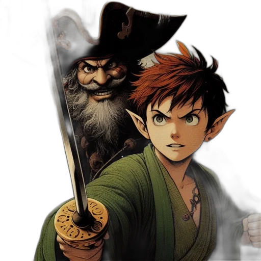 staff, fantasy art, concept art, comic book art transparent PNG cut-out