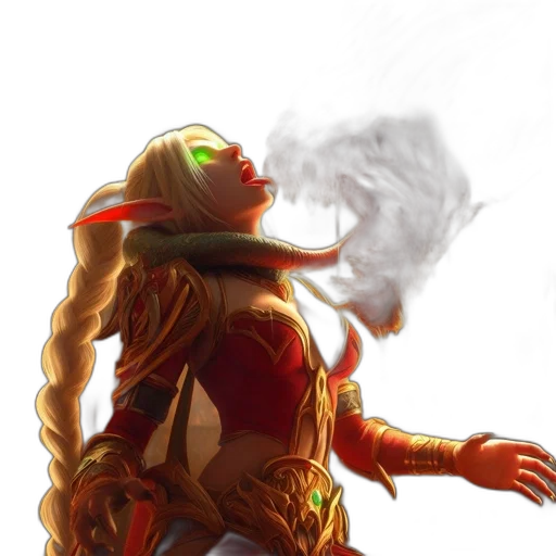 dragon, mask, staff, sword transparent PNG cut-out