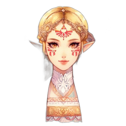 staff, mask, crown, face transparent PNG cut-out