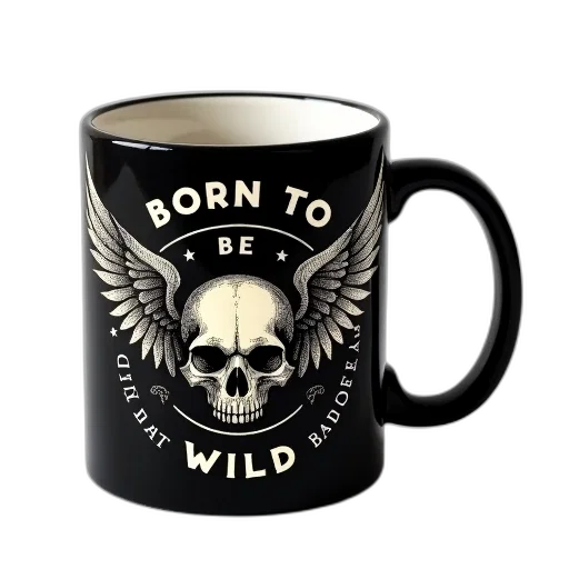 black, coffee, mug, white transparent PNG cut-out