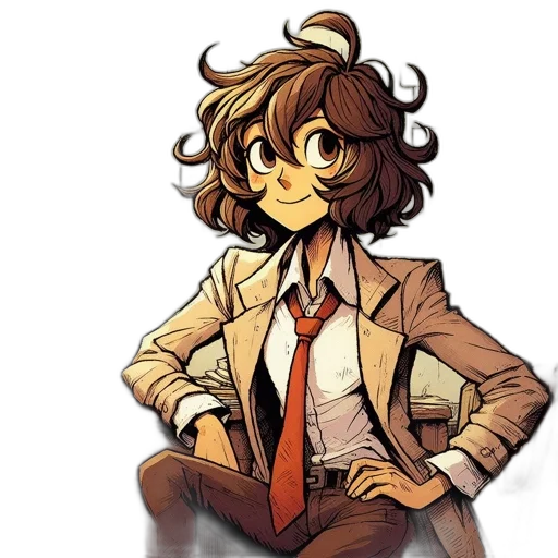 jacket, staff, face, concept art transparent PNG cut-out