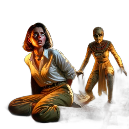 concept art, comic book art, fantasy art, cyberpunk transparent PNG cut-out