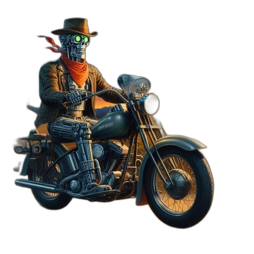 mask, jacket, robot, weapon transparent PNG cut-out