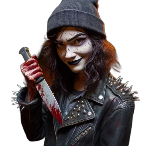 staff, weapon, mask, jacket transparent PNG cut-out