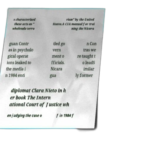 cia, manual, training, nicaraguan transparent PNG cut-out