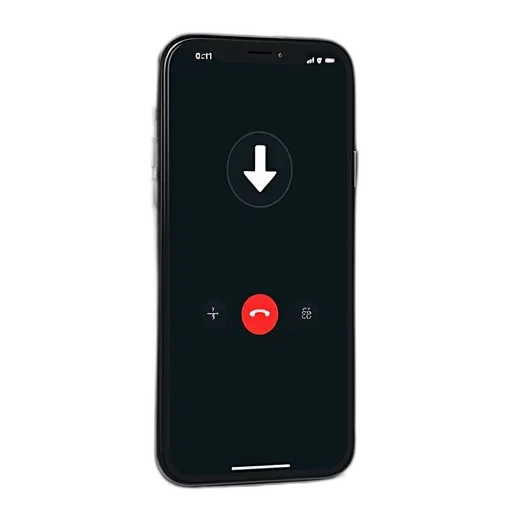 3d render, concept art, smartphone, displaying transparent PNG cut-out