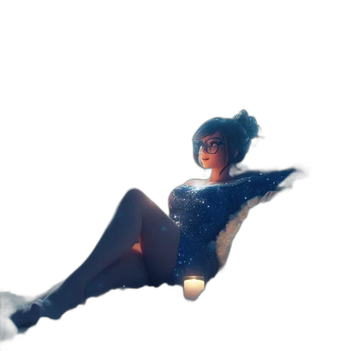 dress, staff, jacket, shoes transparent PNG cut-out