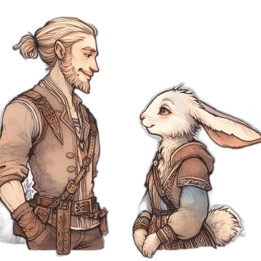 concept art, fantasy art, pixel art, watercolor transparent PNG cut-out