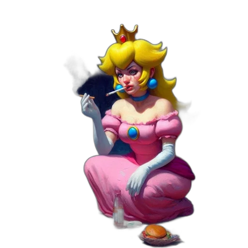 crown, dress, weapon, staff transparent PNG cut-out
