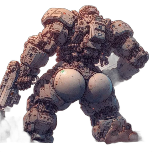 robot, weapon, creature, concept art transparent PNG cut-out