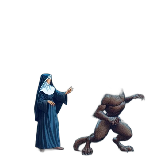 creature, staff, robot, animal transparent PNG cut-out
