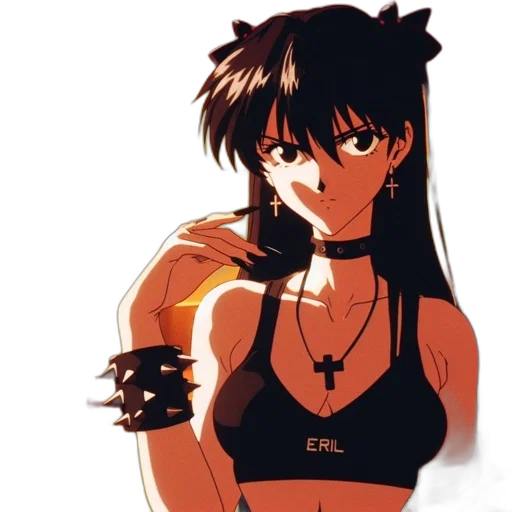 weapon, anime, cyberpunk, vaporwave transparent PNG cut-out