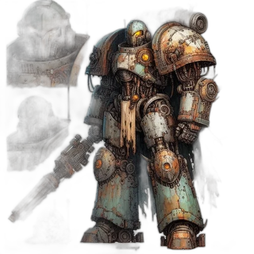 robot, weapon, sword, concept art transparent PNG cut-out