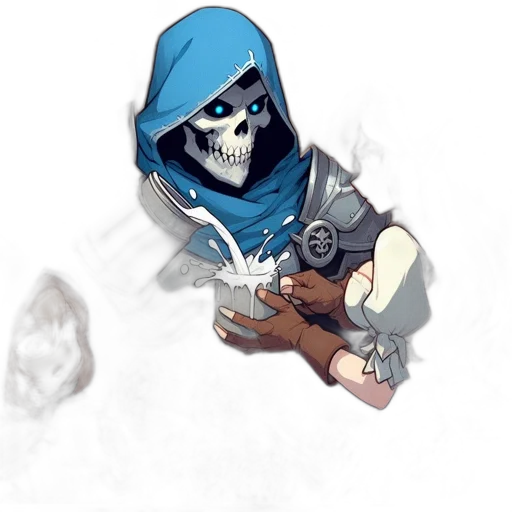 mask, weapon, staff, jacket transparent PNG cut-out