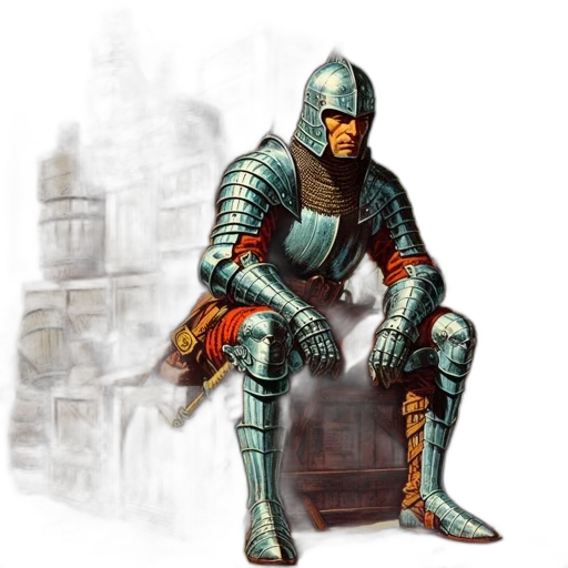 sword, robot, concept art, fantasy art transparent PNG cut-out