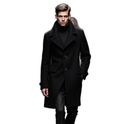 jacket, concept art, photorealistic, dark transparent PNG cut-out
